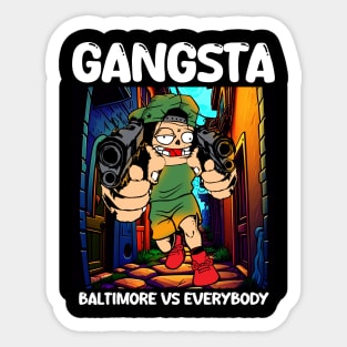 baltimore vs everybody Sticker